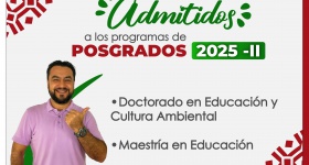 Listado de admitidos programas de posgrado 2025-II